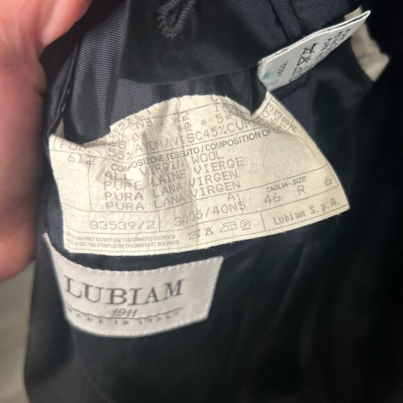 Lubiam 1911 Reda Luxury Wool Suit Blazer - Picture 3 of 9